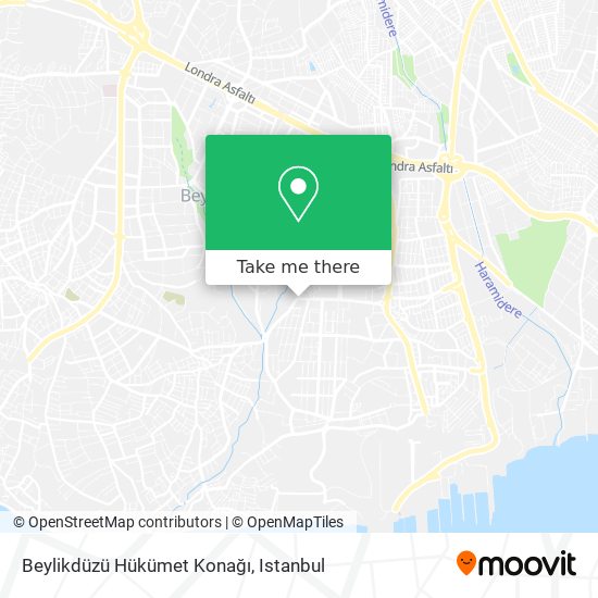 Beylikdüzü Hükümet Konağı map