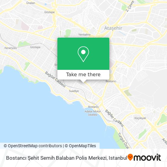 Bostancı Şehit Semih Balaban Polis Merkezi map