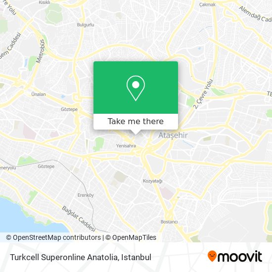 Turkcell Superonline Anatolia map