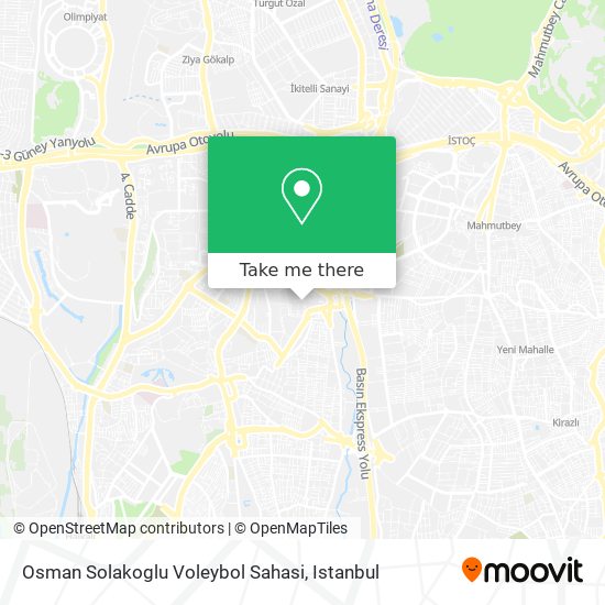 Osman Solakoglu Voleybol Sahasi map