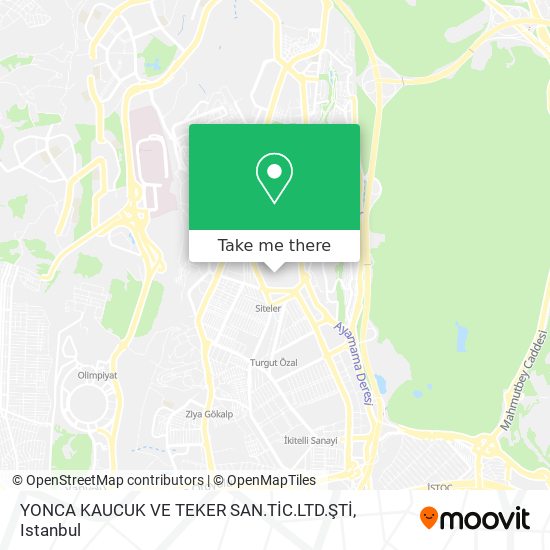 YONCA KAUCUK VE TEKER SAN.TİC.LTD.ŞTİ map