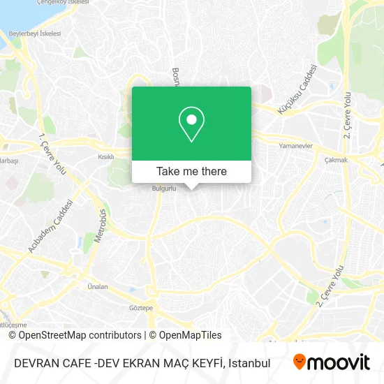 DEVRAN CAFE -DEV EKRAN MAÇ KEYFİ map