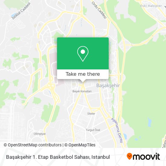Başakşehir 1. Etap Basketbol Sahası map