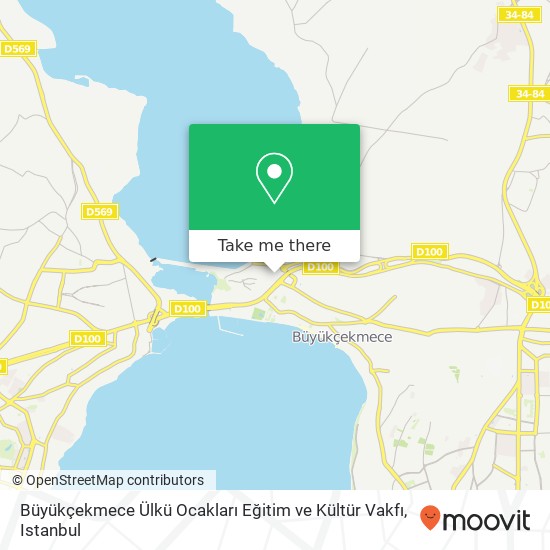 Büyükçekmece Ülkü Ocakları Eğitim ve Kültür Vakfı map