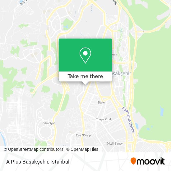 A Plus Başakşehir map