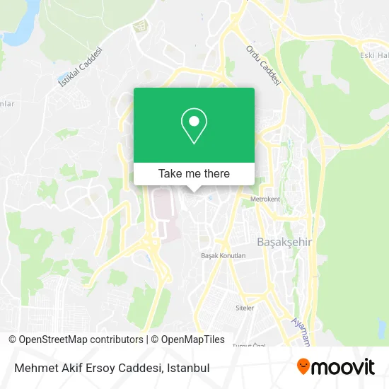 Mehmet Akif Ersoy Caddesi map