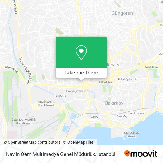 Naviin Oem Multimedya Genel Müdürlük map