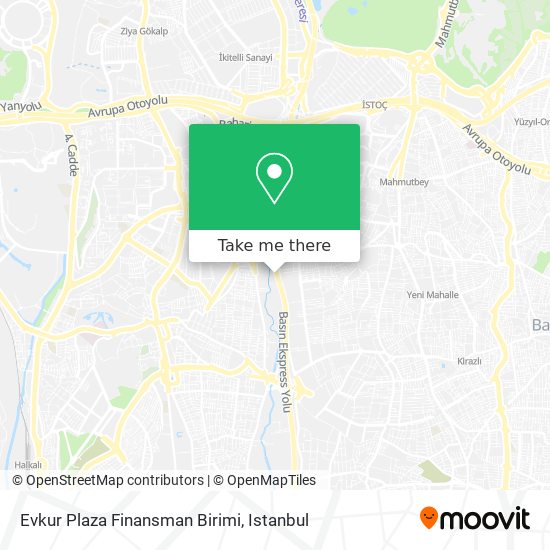 Evkur Plaza Finansman Birimi map