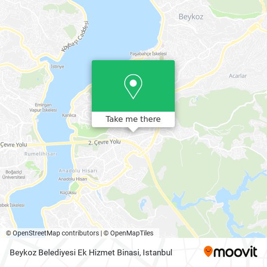 Beykoz Belediyesi Ek Hizmet Binasi map