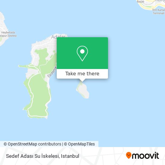 Sedef Adası Su İskelesi map