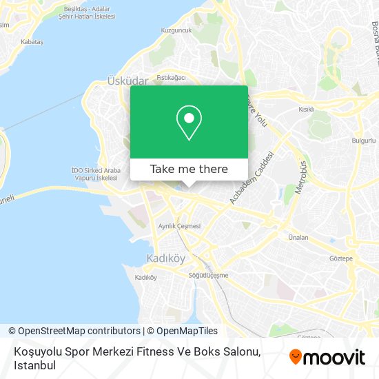 Koşuyolu Spor Merkezi Fitness Ve Boks Salonu map
