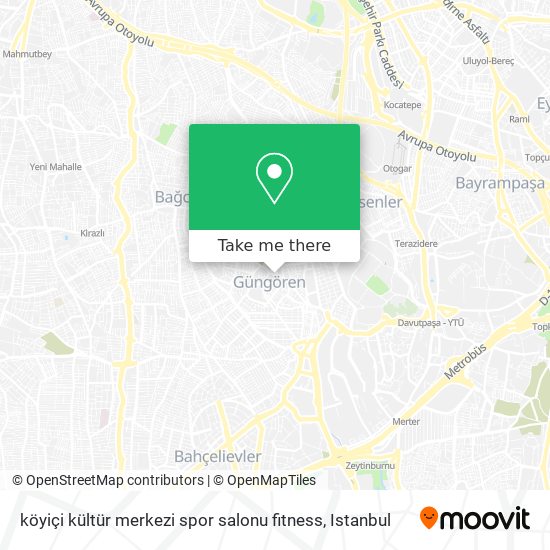 köyiçi kültür merkezi spor salonu fitness map