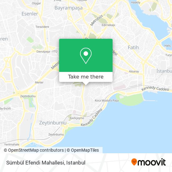 Sümbül Efendi Mahallesi map