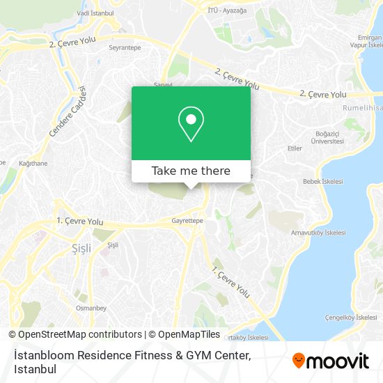 İstanbloom Residence Fitness & GYM Center map