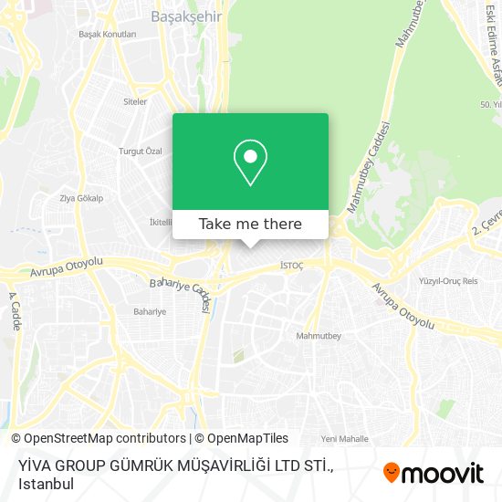 YİVA GROUP GÜMRÜK MÜŞAVİRLİĞİ LTD STİ. map