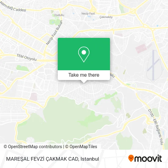 MAREŞAL FEVZİ ÇAKMAK  CAD map