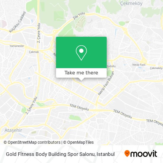 Gold Fİtness Body Building Spor Salonu map