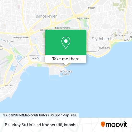 Bakırköy Su Ürünleri Kooperatifi map