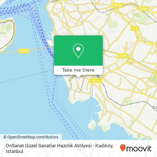 OnSanat Güzel Sanatlar Hazırlık Atölyesi - Kadıköy map