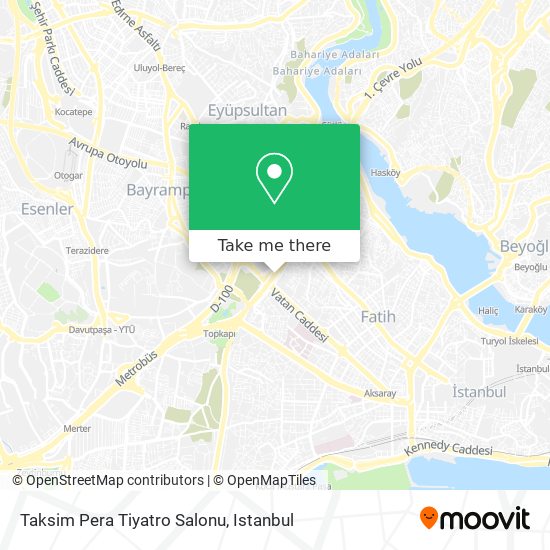 Taksim Pera Tiyatro Salonu map