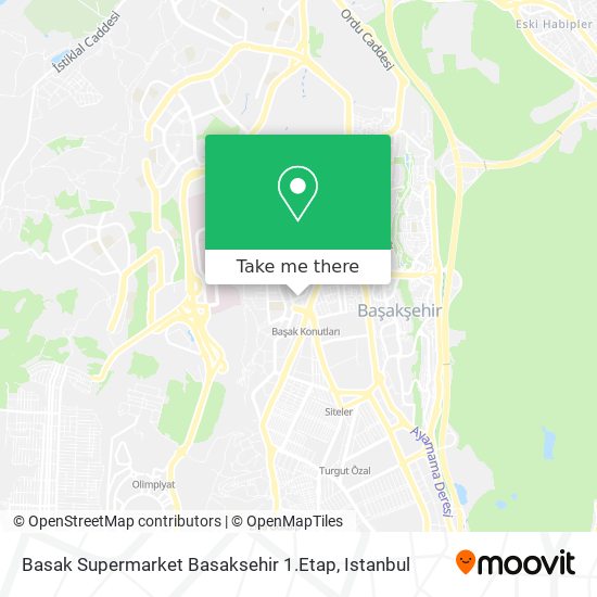Basak Supermarket Basaksehir 1.Etap map