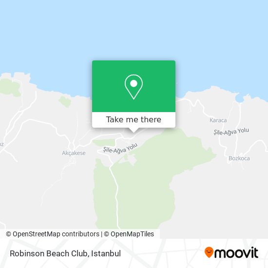 Robinson Beach Club map