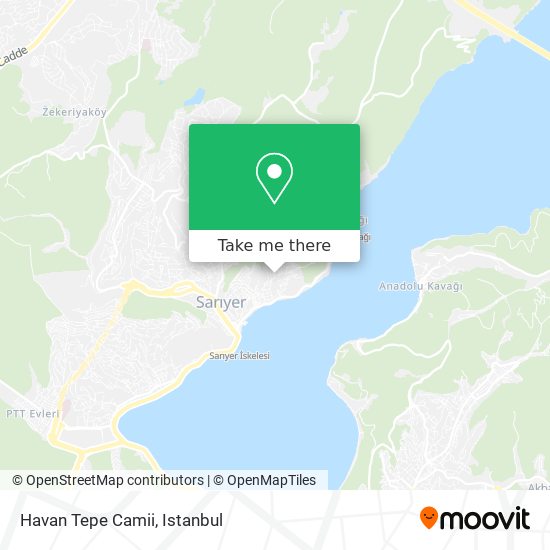 Havan Tepe Camii map
