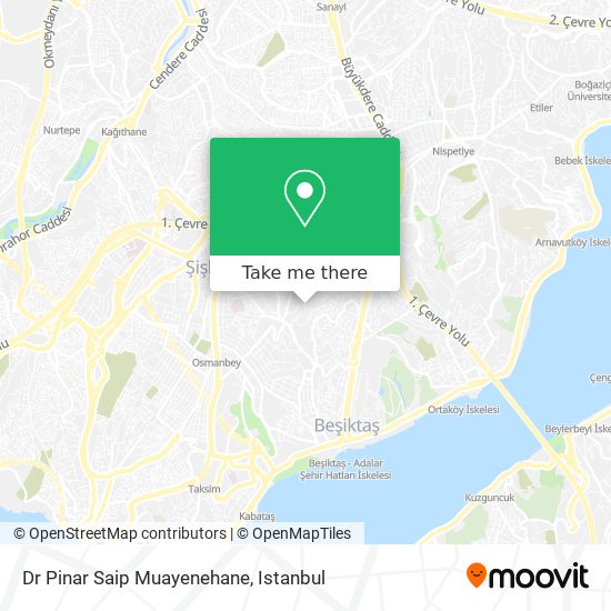 Dr Pinar Saip Muayenehane map