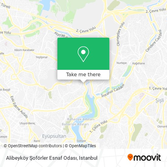 Alibeyköy Şoförler Esnaf Odası map