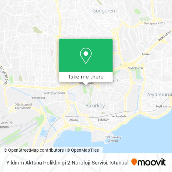 Yıldırım Aktuna Polikliniği 2 Nöroloji Servisi map