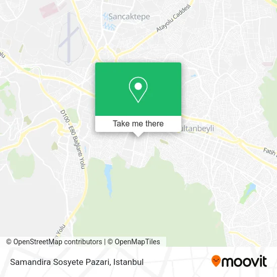 Samandira Sosyete Pazari map