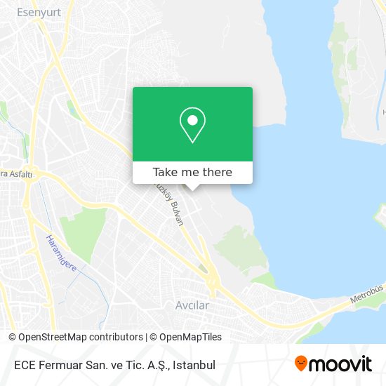 ECE Fermuar San. ve Tic. A.Ş. map