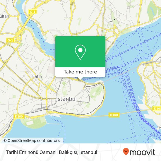 Tarihi Eminönü Osmanlı Balıkçısı map