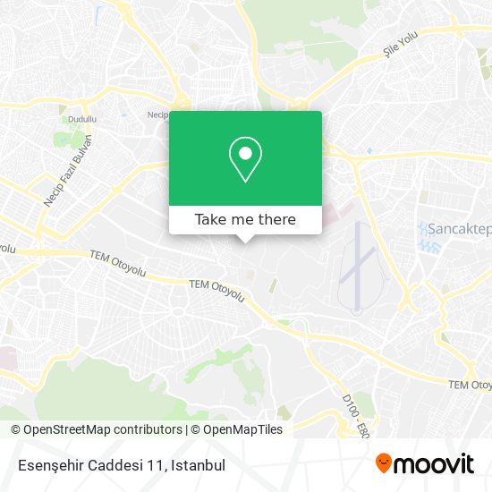 Esenşehir Caddesi 11 map