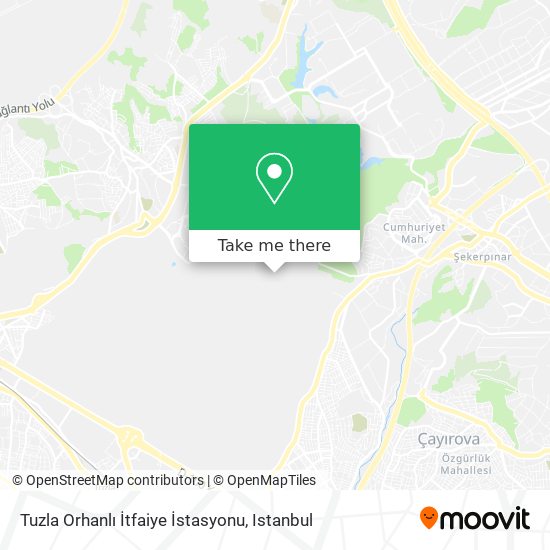 Tuzla Orhanlı İtfaiye İstasyonu map