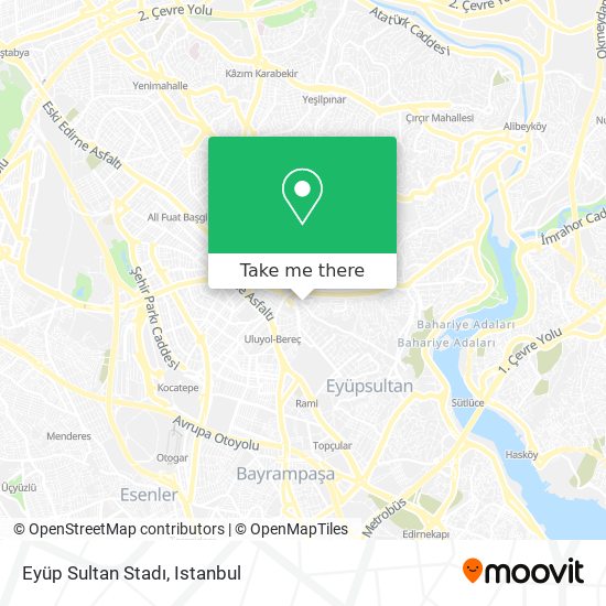 Eyüp Sultan Stadı map