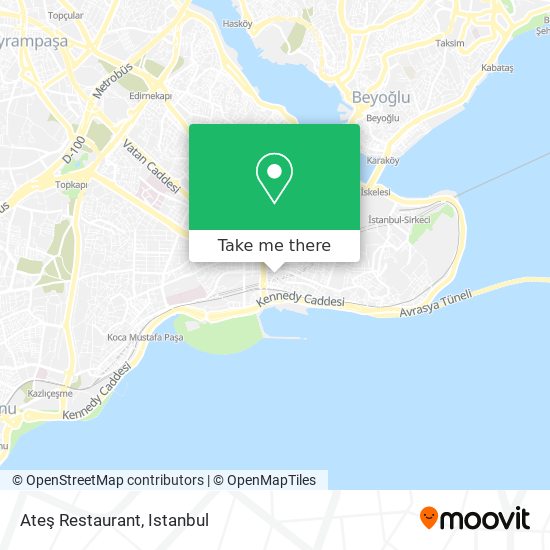 Ateş Restaurant map
