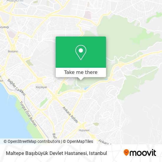 Maltepe Başıbüyük Devlet Hastanesi map