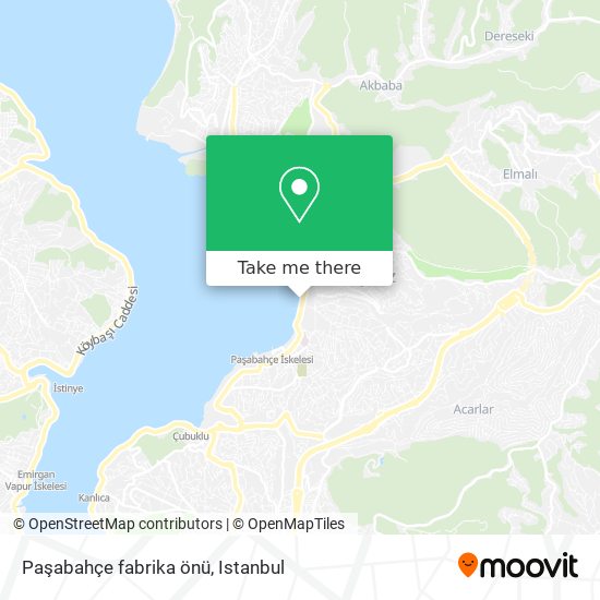 Paşabahçe fabrika önü map