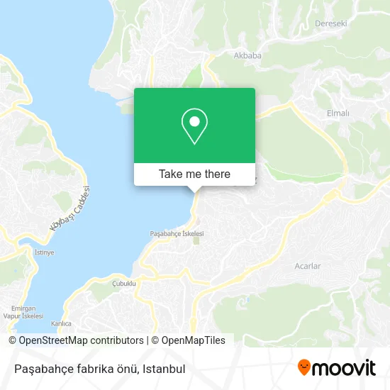Paşabahçe fabrika önü map