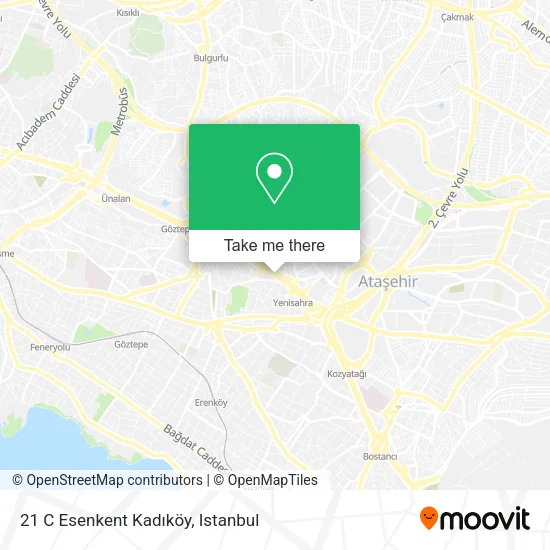 21 C Esenkent Kadıköy map