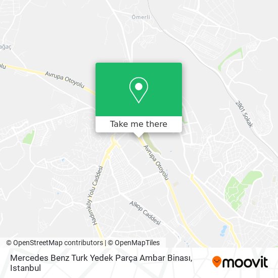 Mercedes Benz Turk Yedek Parça Ambar Binası map