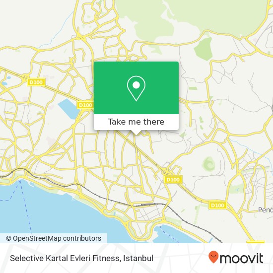 Selective Kartal Evleri Fitness map