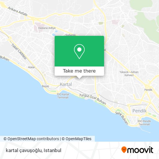 kartal çavuşoğlu map