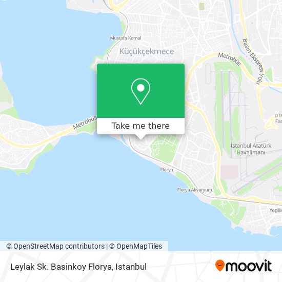 Leylak Sk. Basinkoy Florya map
