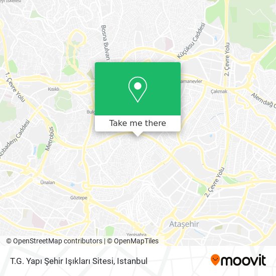 T.G. Yapı Şehir Işıkları Sitesi map