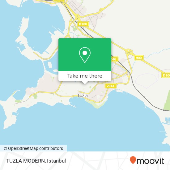 TUZLA MODERN map