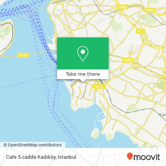 Cafe 5.cadde Kadıköy map