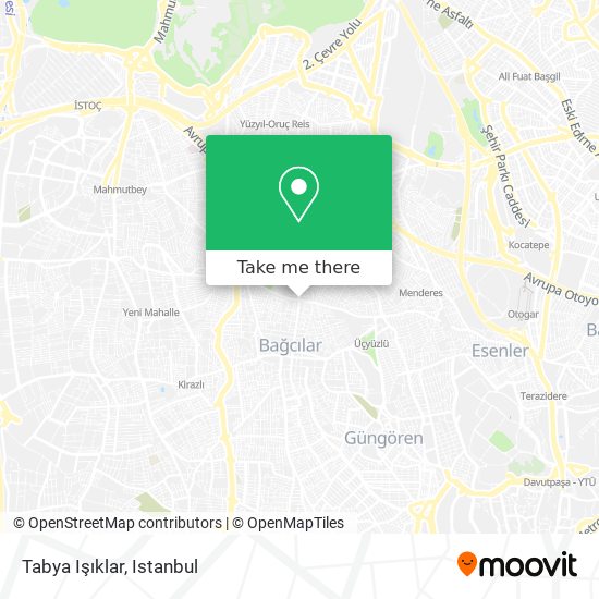 Tabya Işıklar map