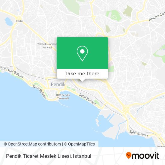 Pendik Ticaret Meslek Lisesi map